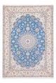 Perzisch tapijt - Nain - Premium - 198 x 131 cm - blauw