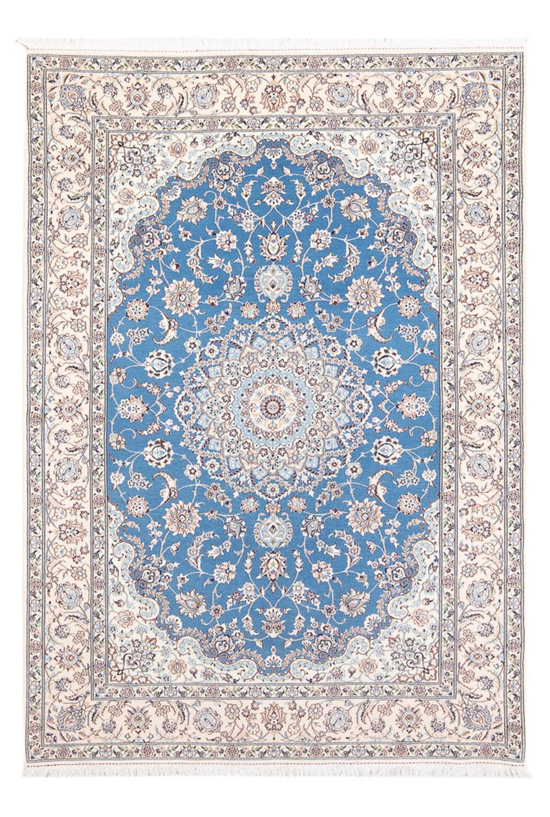 Perzisch tapijt - Nain - Premium - 198 x 131 cm - blauw