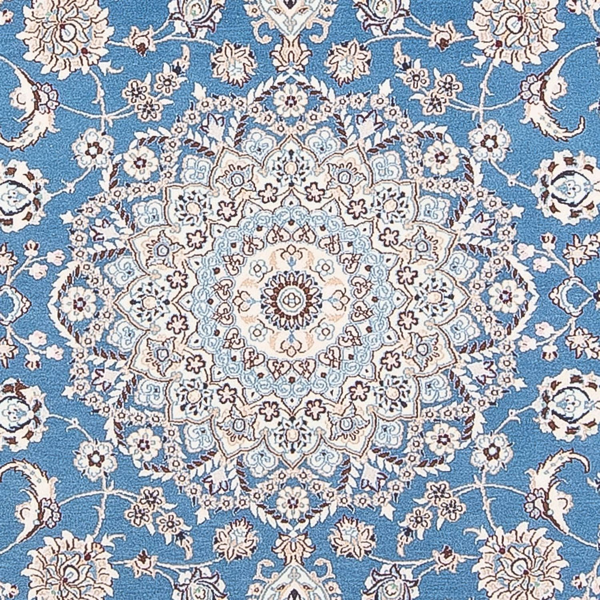 Perzisch tapijt - Nain - Premium - 198 x 131 cm - blauw