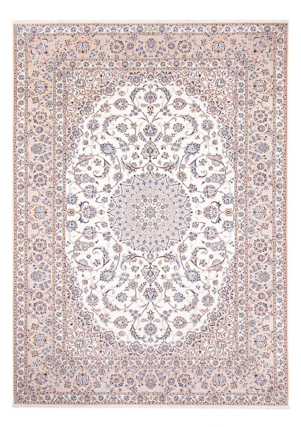 Perzisch tapijt - Nain - Premium - 308 x 210 cm - crème