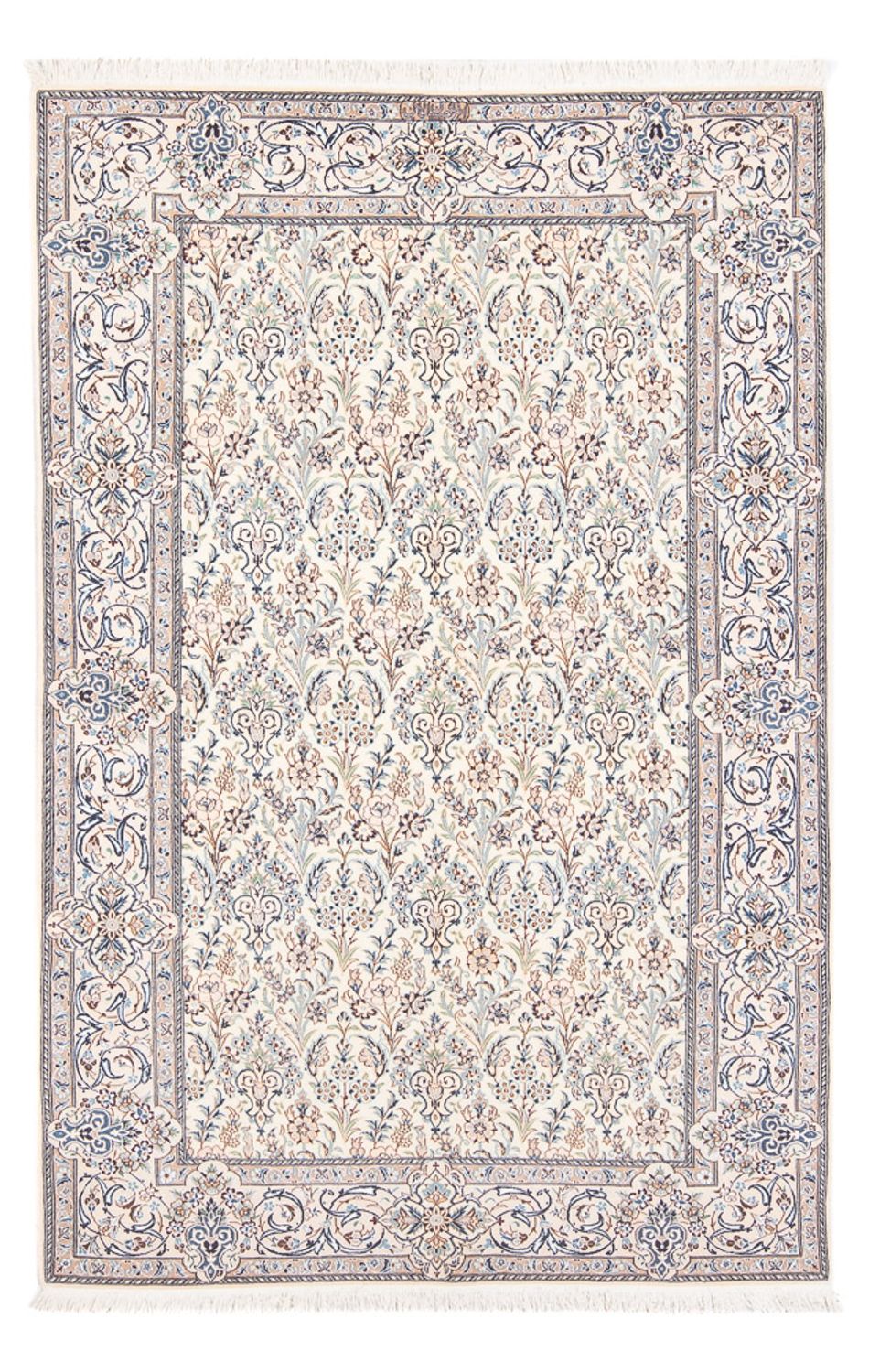 Perzisch tapijt - Nain - Premium - 214 x 135 cm - crème