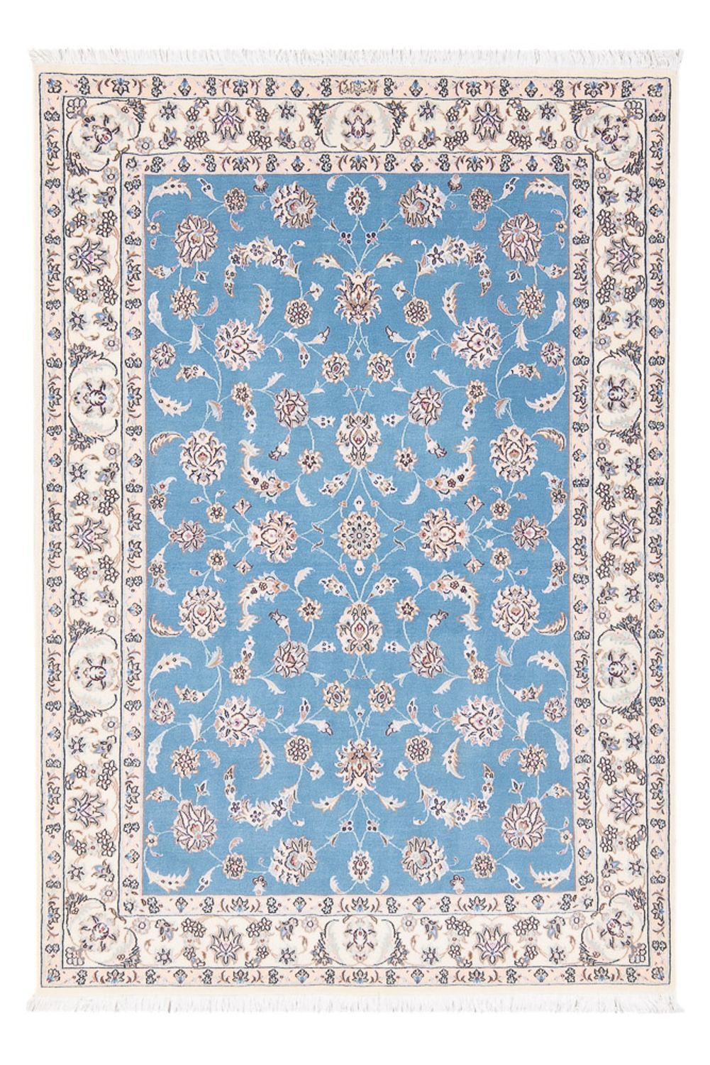 Perzisch tapijt - Nain - Premium - 160 x 108 cm - blauw