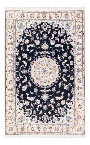 Perzisch tapijt - Nain - Premium - 141 x 93 cm - donkerblauw