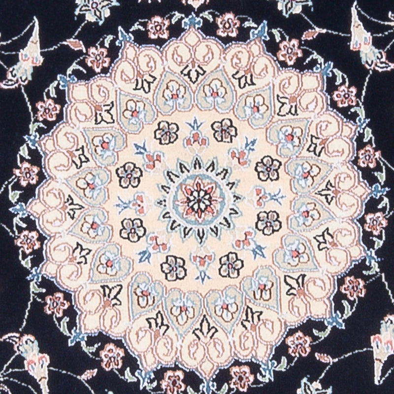 Perzisch tapijt - Nain - Premium - 141 x 93 cm - donkerblauw