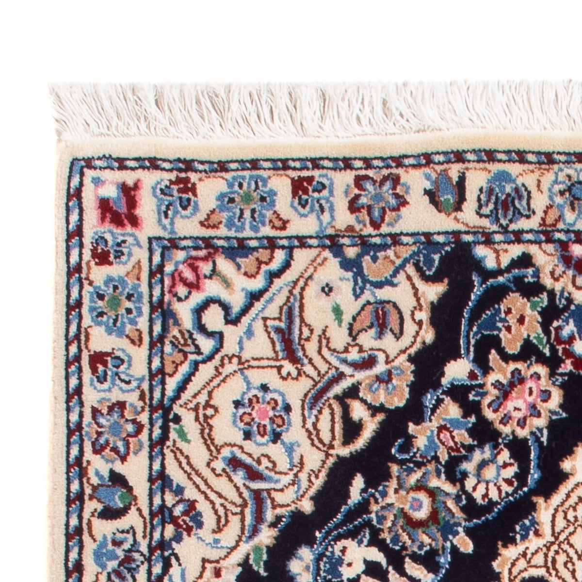 Perzisch tapijt - Nain - Premium - 83 x 48 cm - donkerblauw