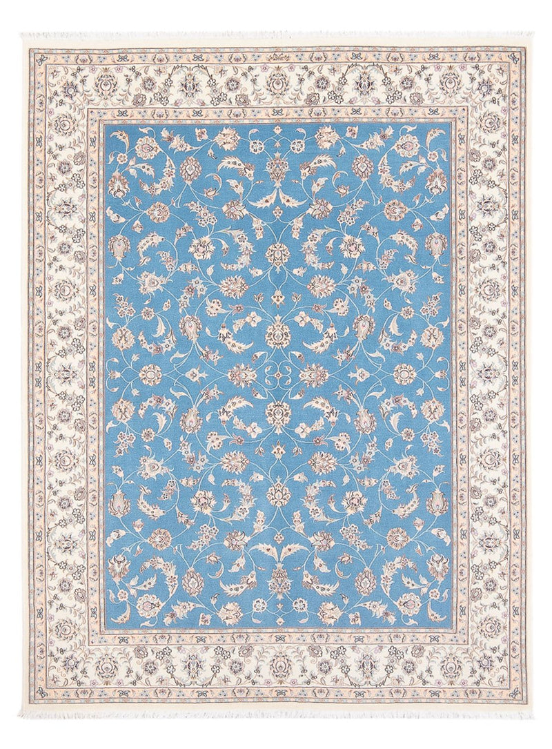 Perzisch tapijt - Nain - Premium - 208 x 150 cm - blauw