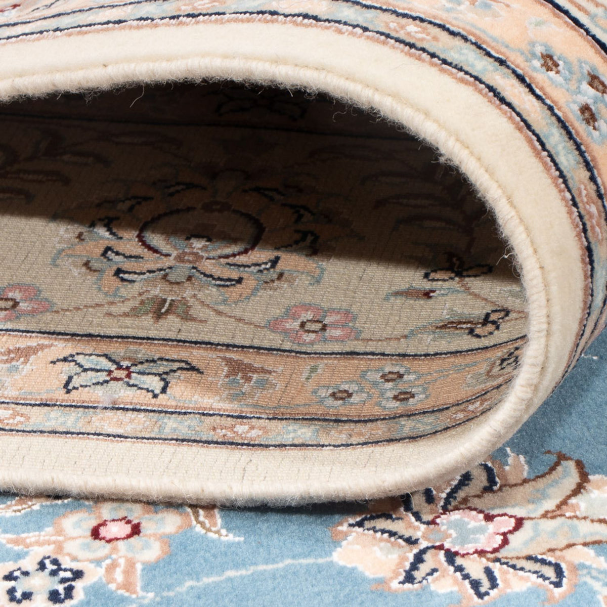 Perzisch tapijt - Nain - Premium - 208 x 150 cm - blauw