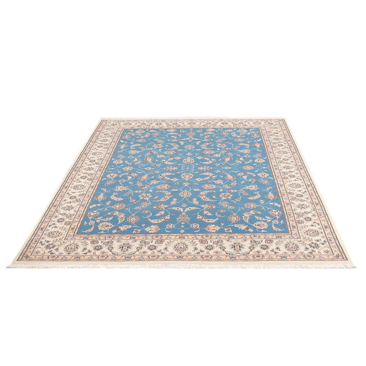 Perzisch tapijt - Nain - Premium - 208 x 150 cm - blauw