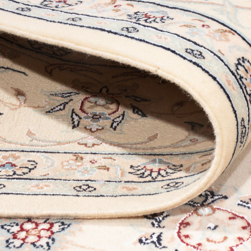 Perzisch tapijt - Nain - Premium - 241 x 170 cm - licht beige