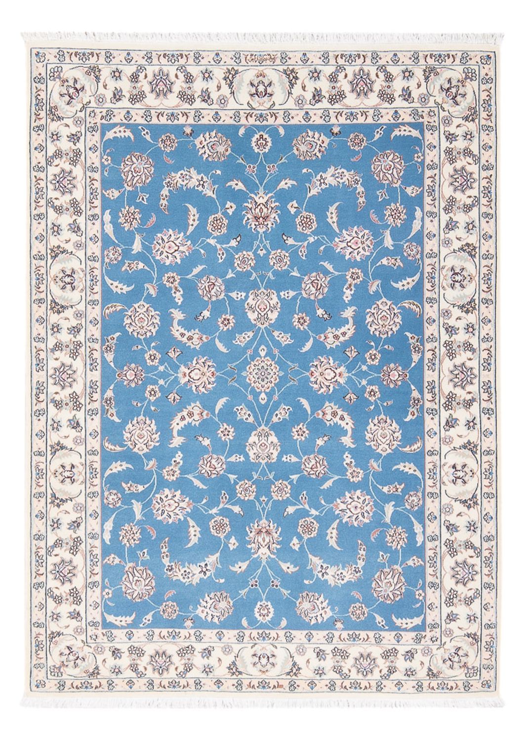Perzisch tapijt - Nain - Premium - 155 x 110 cm - blauw