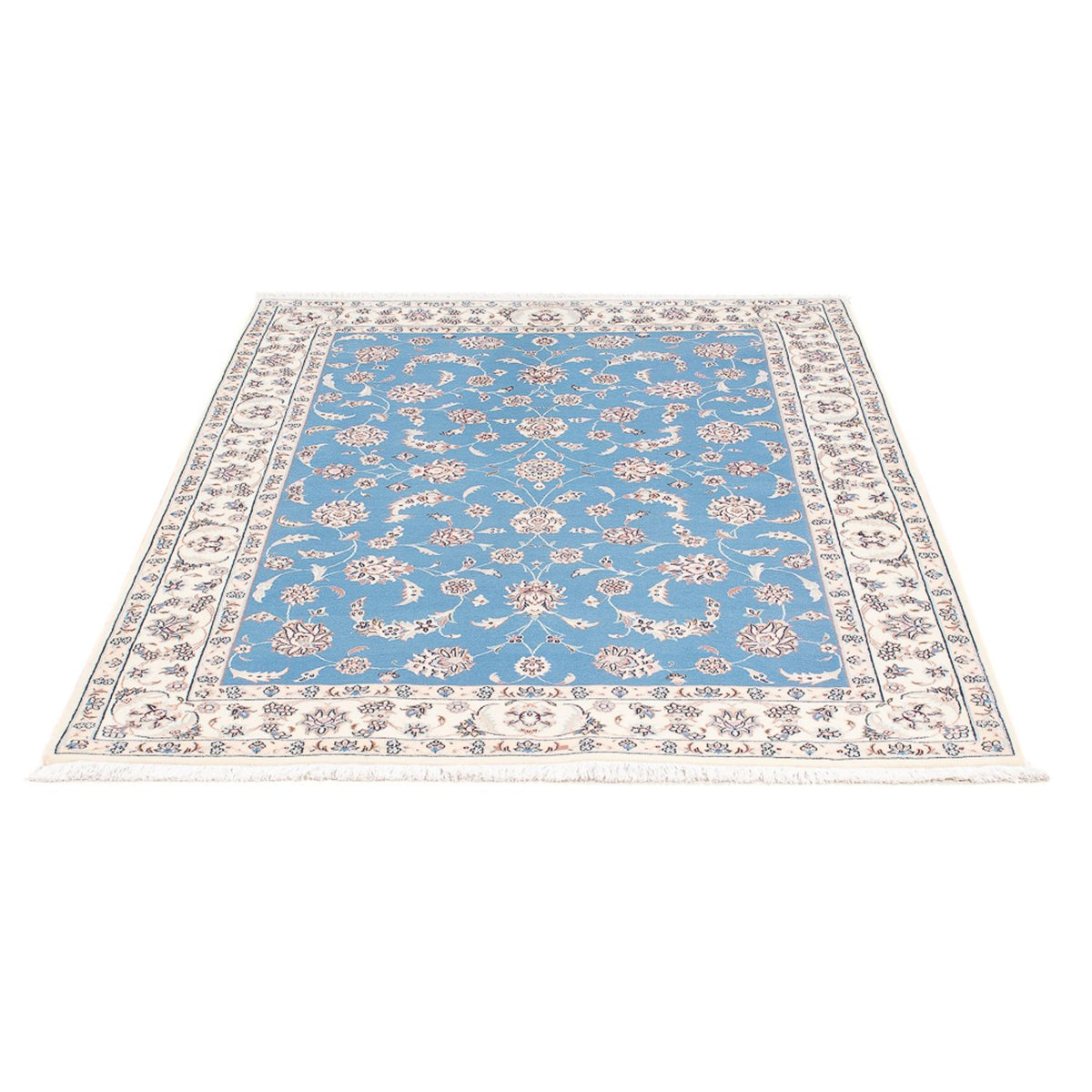 Perzisch tapijt - Nain - Premium - 155 x 110 cm - blauw