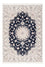 Perzisch tapijt - Nain - Premium - 160 x 110 cm - donkerblauw