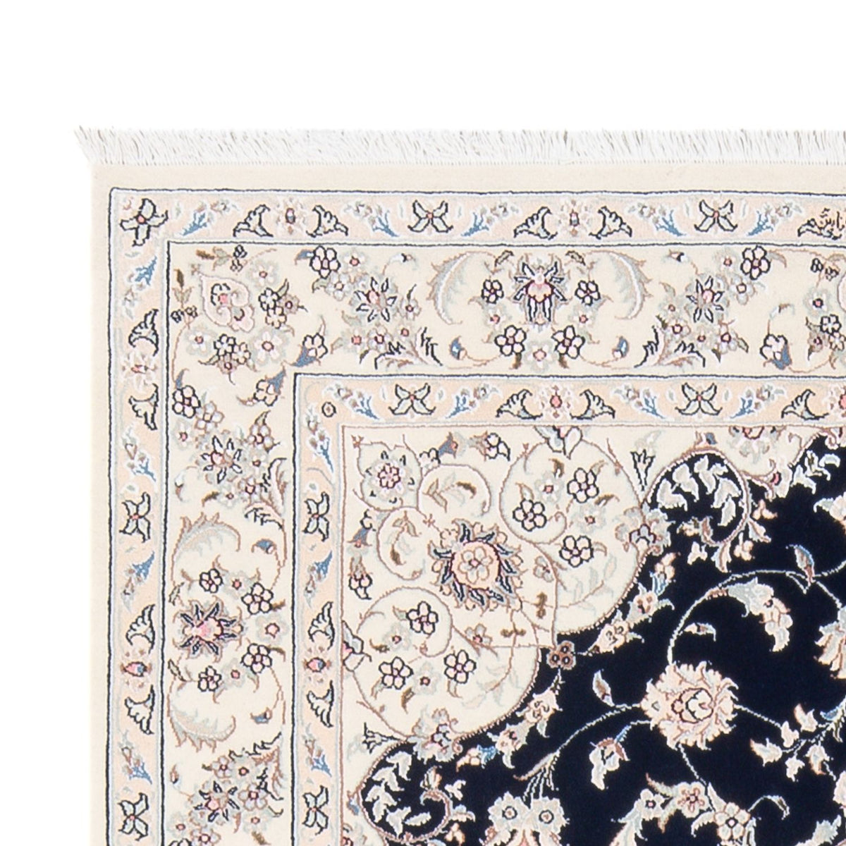 Perzisch tapijt - Nain - Premium - 160 x 110 cm - donkerblauw