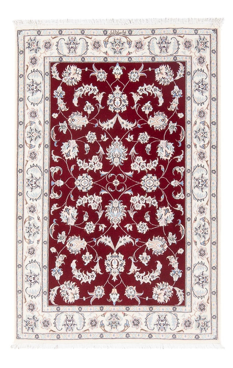 Perzisch tapijt - Nain - Premium - 121 x 82 cm - rood
