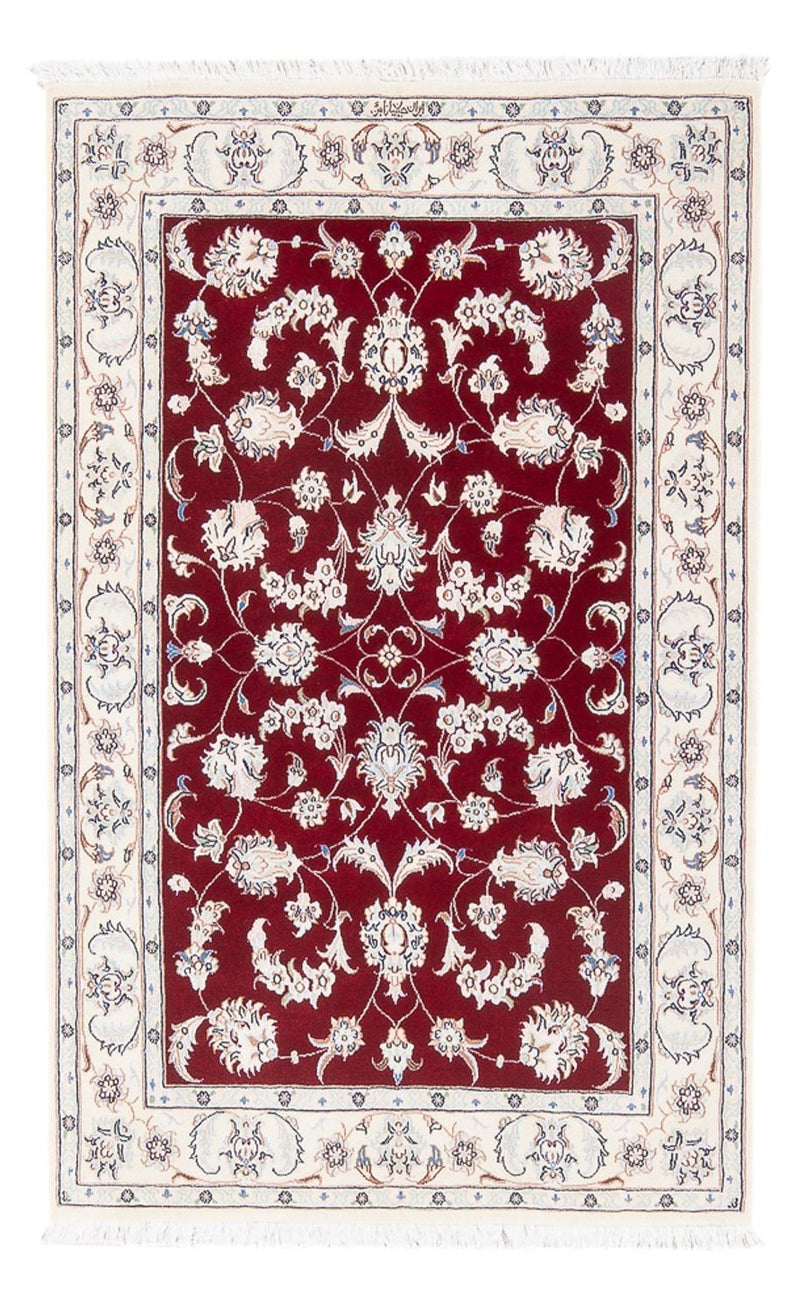 Perzisch tapijt - Nain - Premium - 125 x 83 cm - rood