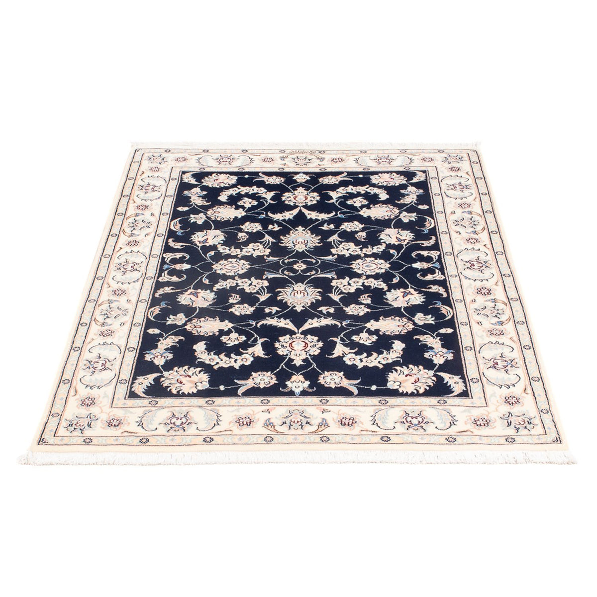 Perzisch tapijt - Nain - Premium - 120 x 81 cm - donkerblauw