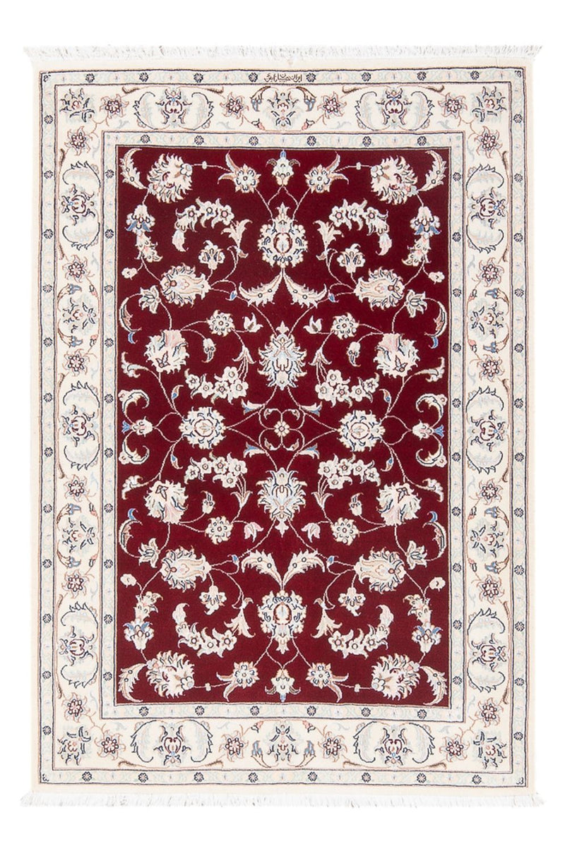 Perzisch tapijt - Nain - Premium - 125 x 84 cm - rood