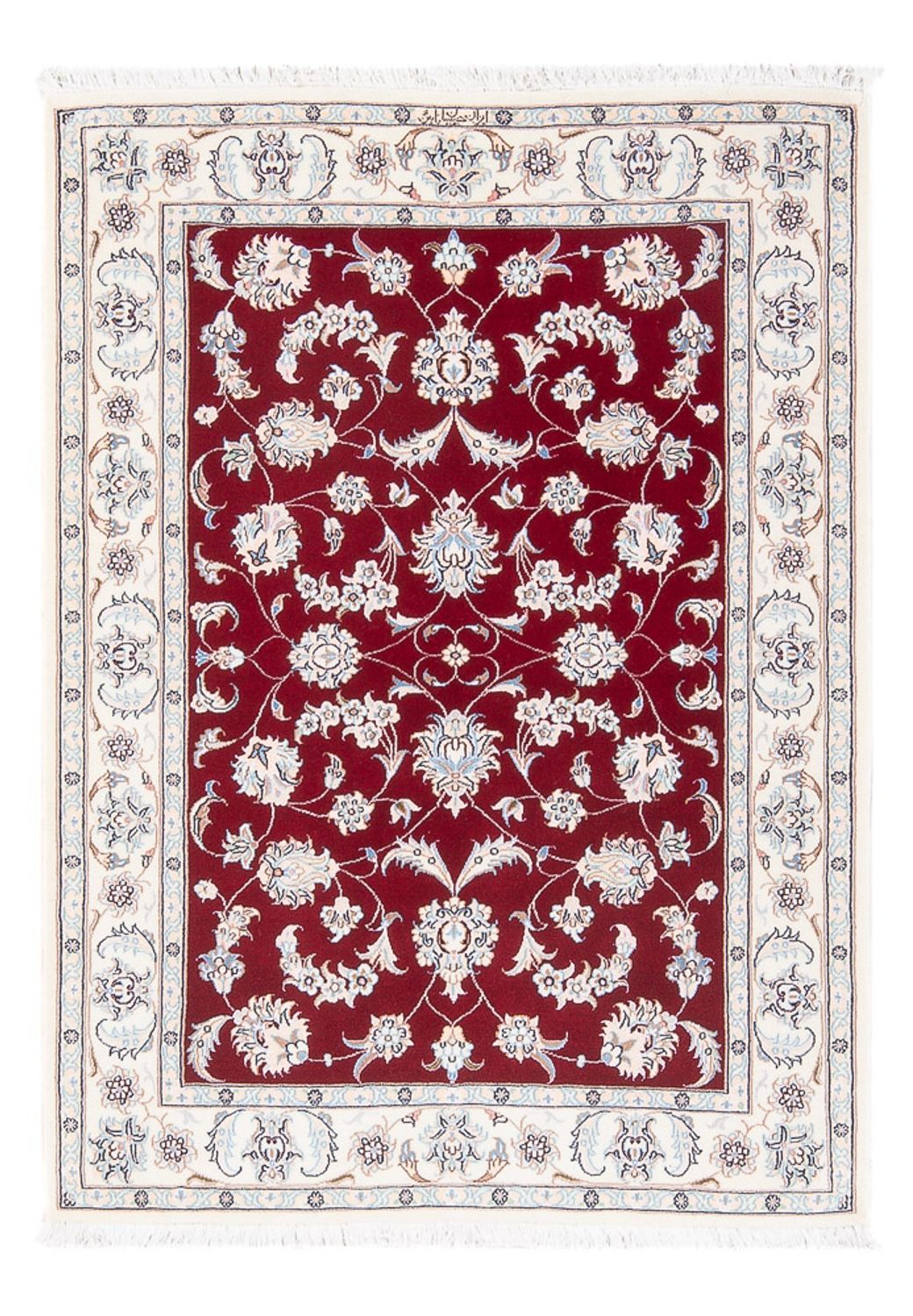 Perzisch tapijt - Nain - Premium - 122 x 82 cm - rood