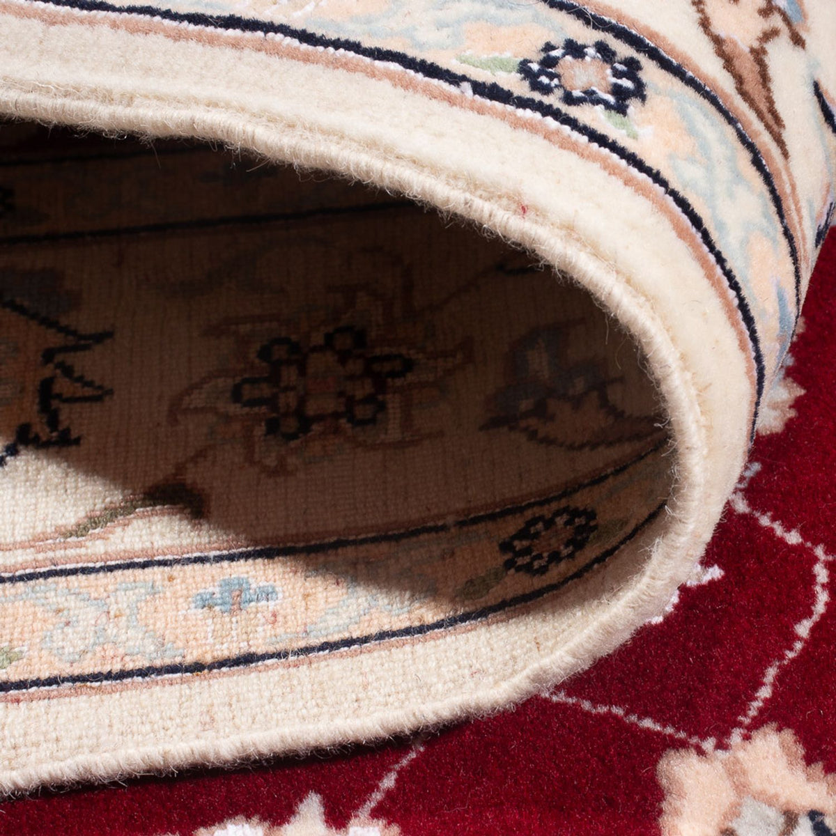 Perzisch tapijt - Nain - Premium - 118 x 83 cm - rood