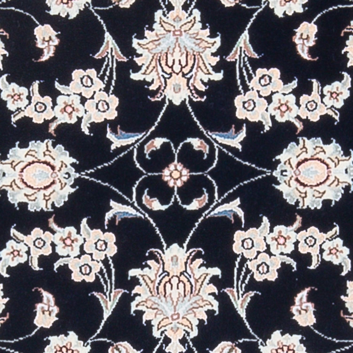 Perzisch tapijt - Nain - Premium - 123 x 81 cm - donkerblauw