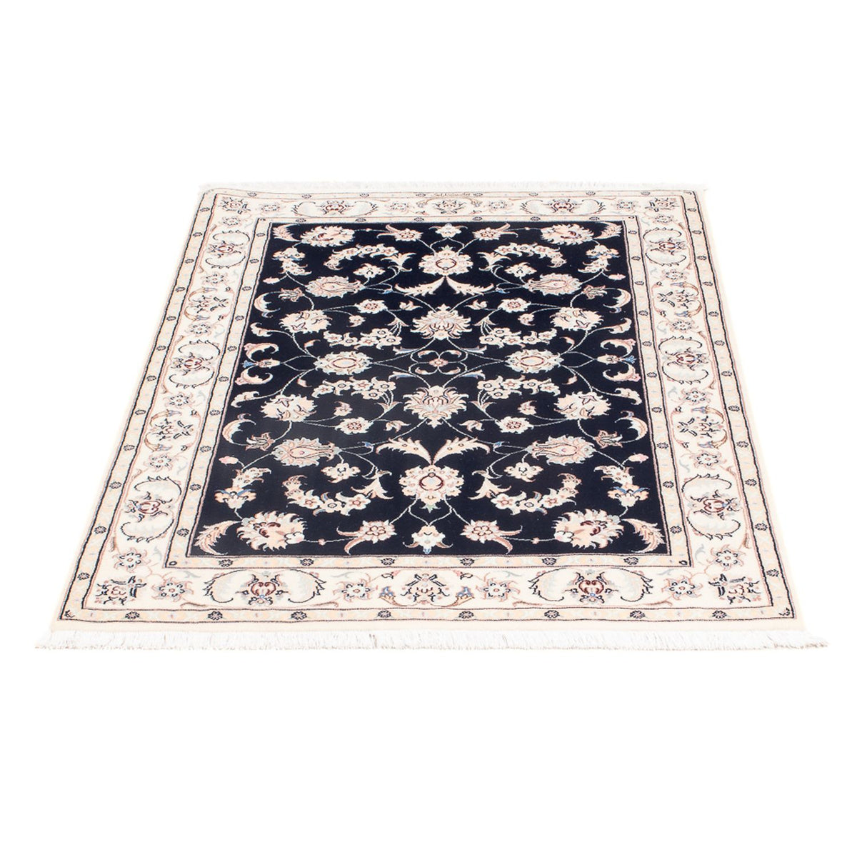 Perzisch tapijt - Nain - Premium - 123 x 81 cm - donkerblauw