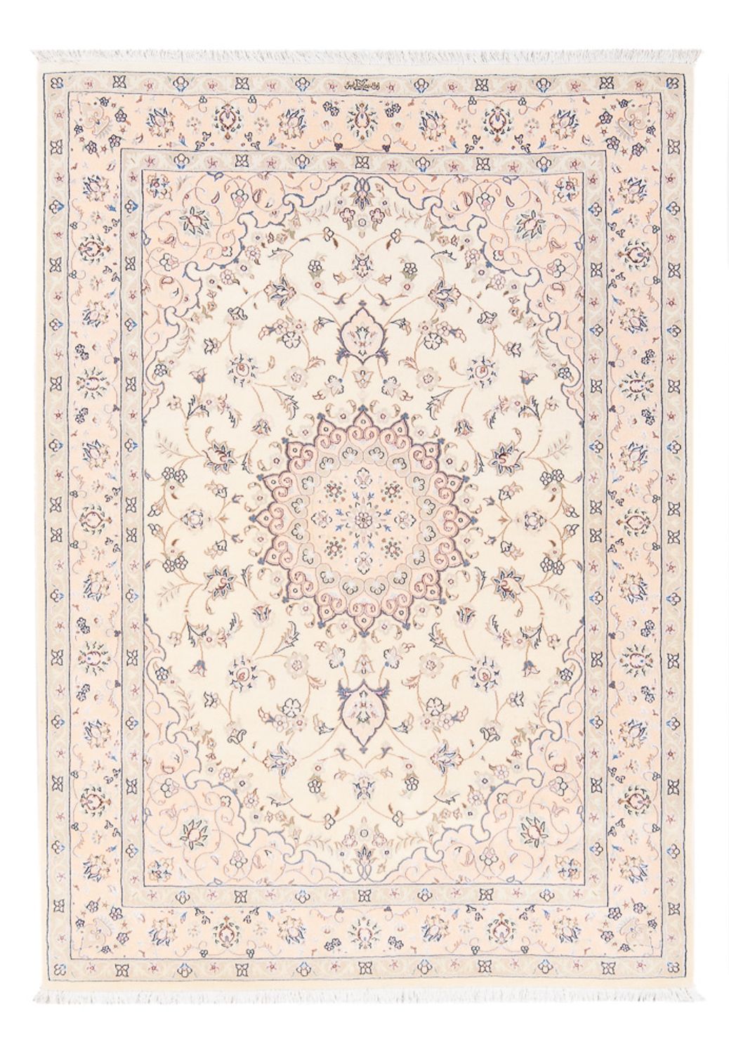 Perzisch tapijt - Nain - Premium - 163 x 108 cm - crème