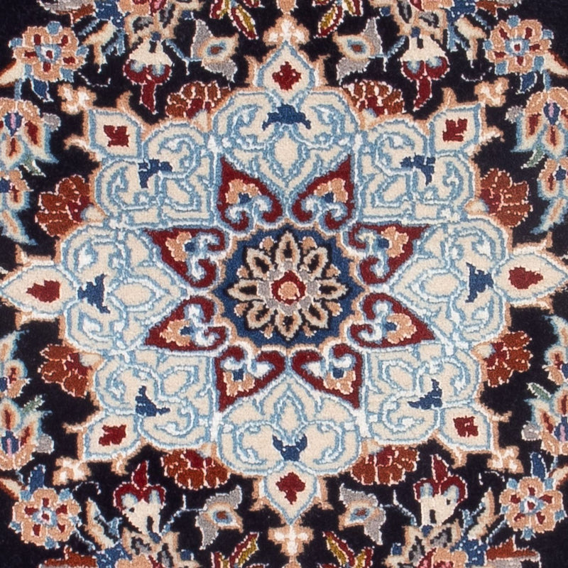 Perzisch tapijt - Nain - Premium - 75 x 50 cm - donkerblauw