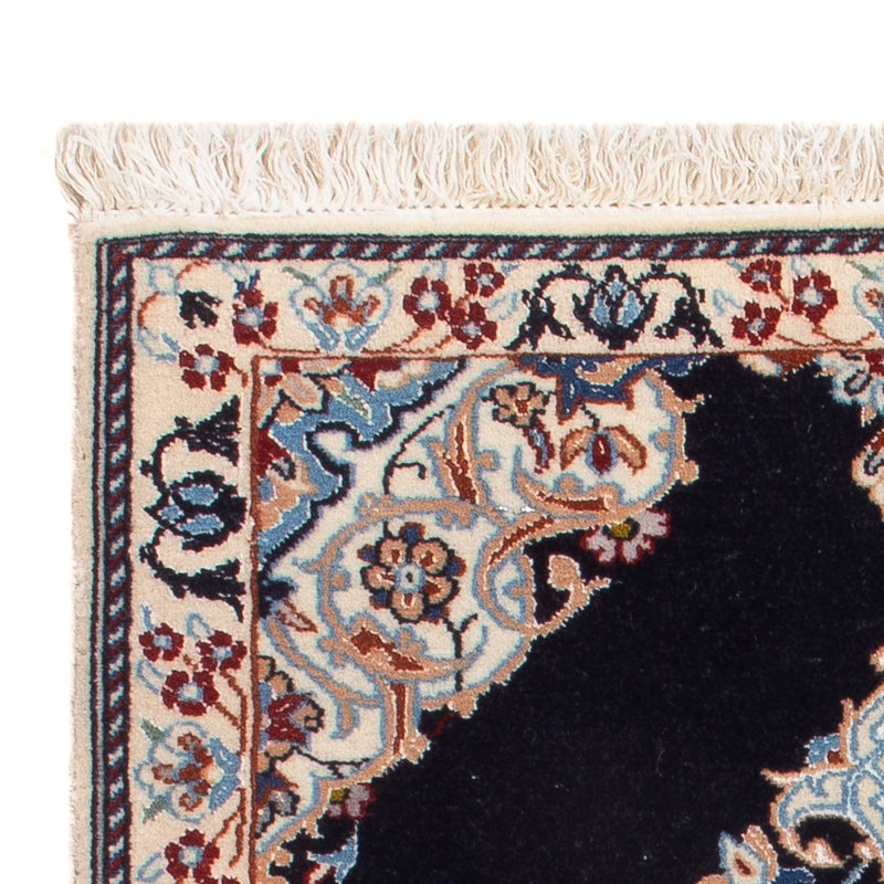 Perzisch tapijt - Nain - Premium - 75 x 50 cm - donkerblauw