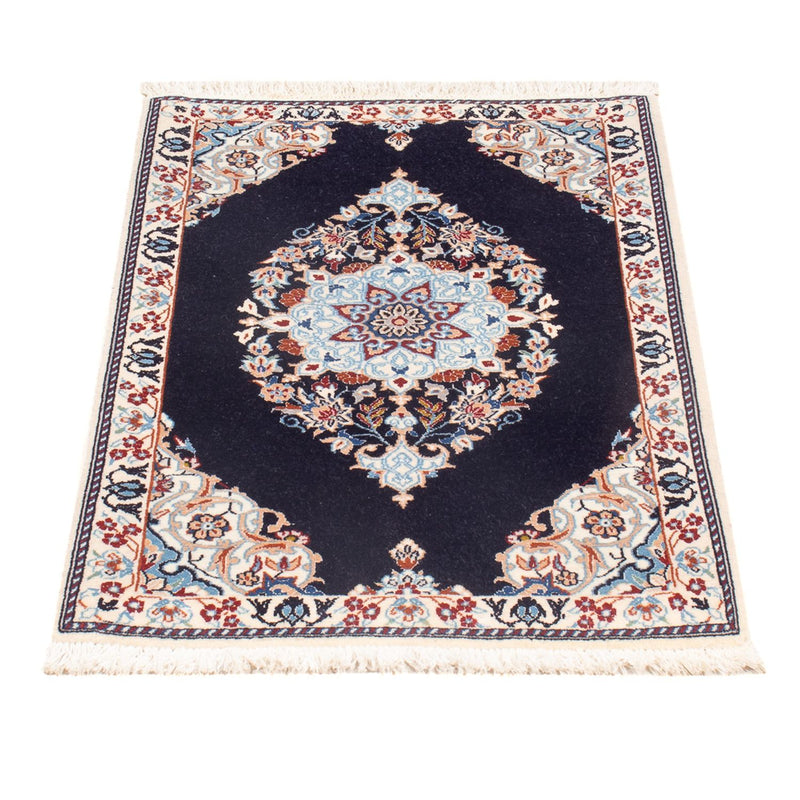 Perzisch tapijt - Nain - Premium - 75 x 50 cm - donkerblauw