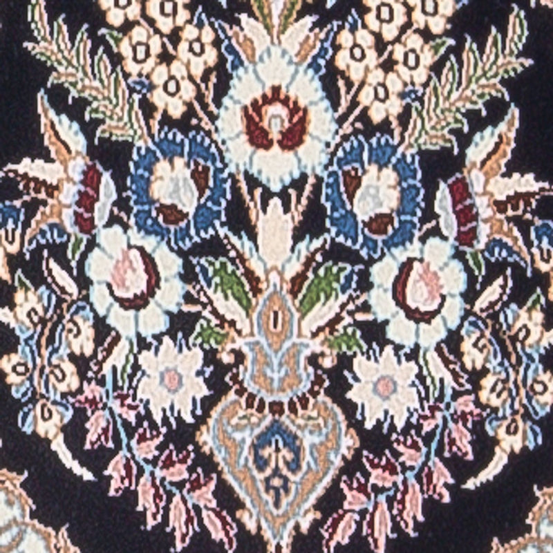 Loper Perzisch tapijt - Nain - Premium - 213 x 35 cm - donkerblauw