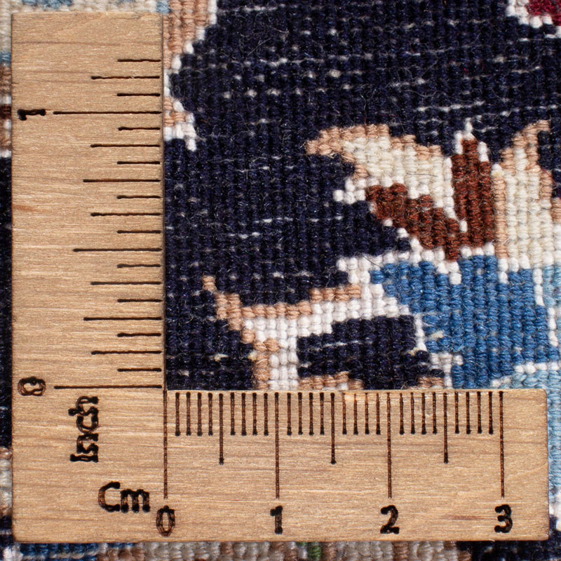 Loper Perzisch tapijt - Nain - Premium - 213 x 35 cm - donkerblauw