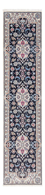 Loper Perzisch tapijt - Nain - Premium - 197 x 48 cm - donkerblauw