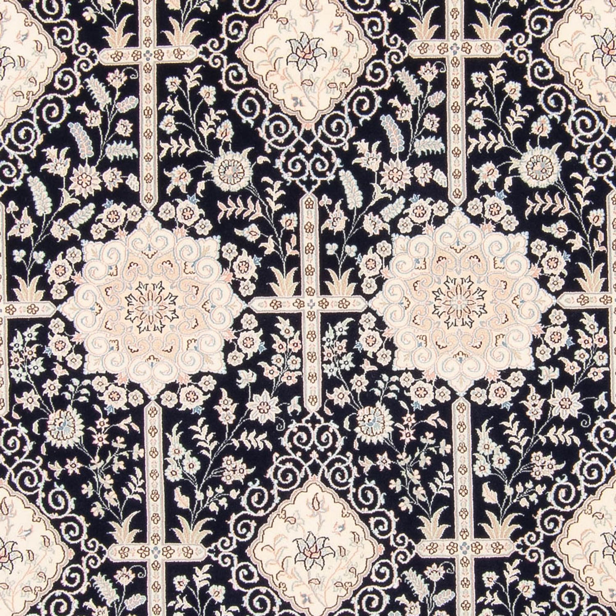 Perzisch tapijt - Nain - 263 x 245 cm - donkerblauw