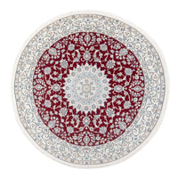 Perzisch tapijt - Nain - Premium rond  - 150 x 150 cm - rood