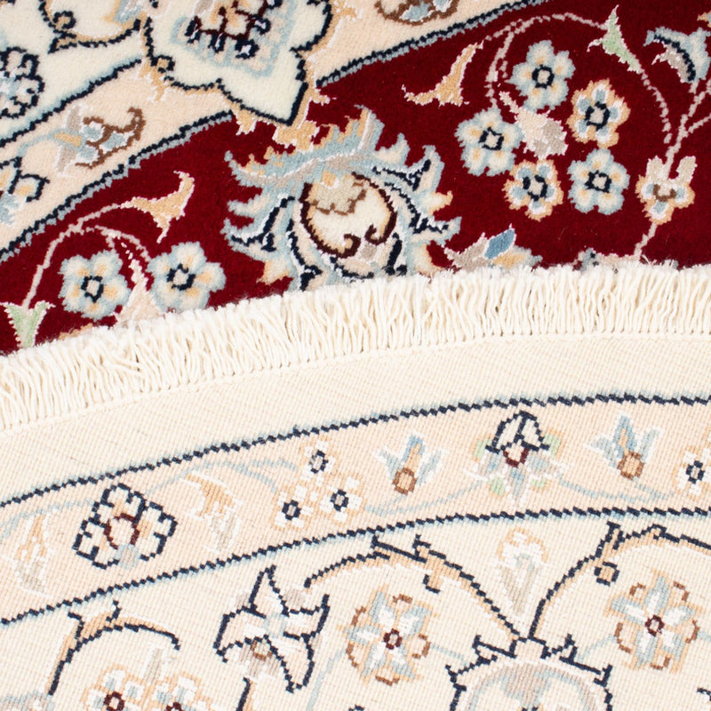 Perzisch tapijt - Nain - Premium rond  - 150 x 150 cm - rood