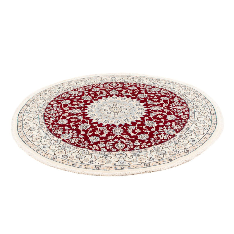 Perzisch tapijt - Nain - Premium rond  - 150 x 150 cm - rood