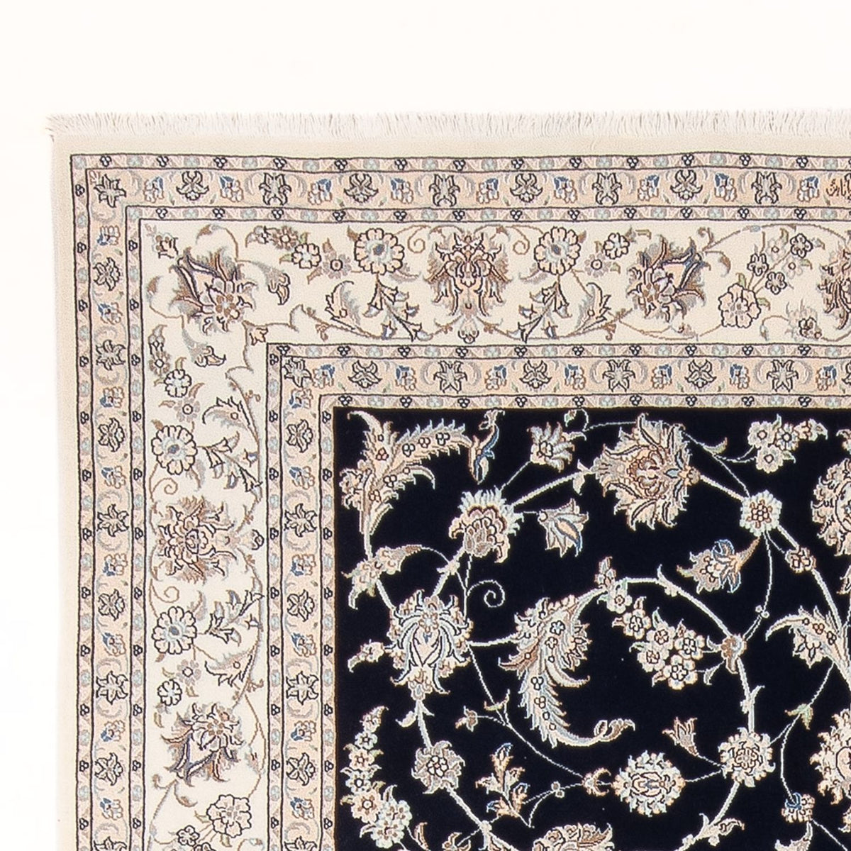 Perzisch tapijt - Nain - 297 x 200 cm - donkerblauw