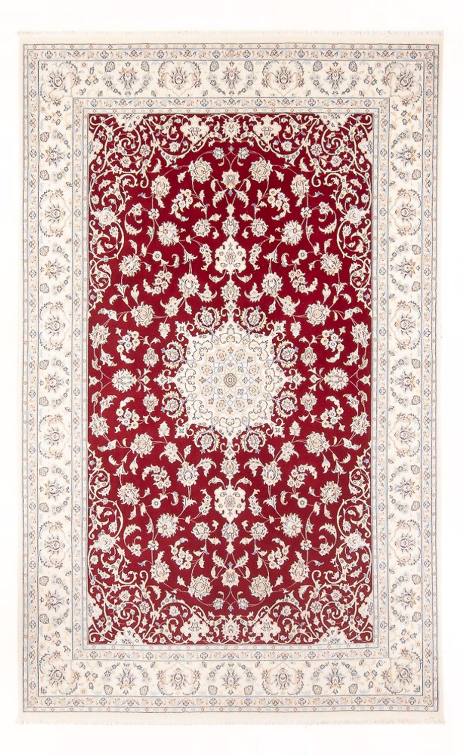 Perzisch tapijt - Nain - 298 x 196 cm - rood