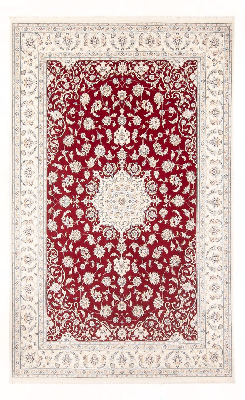 Perzisch tapijt - Nain - 298 x 196 cm - rood