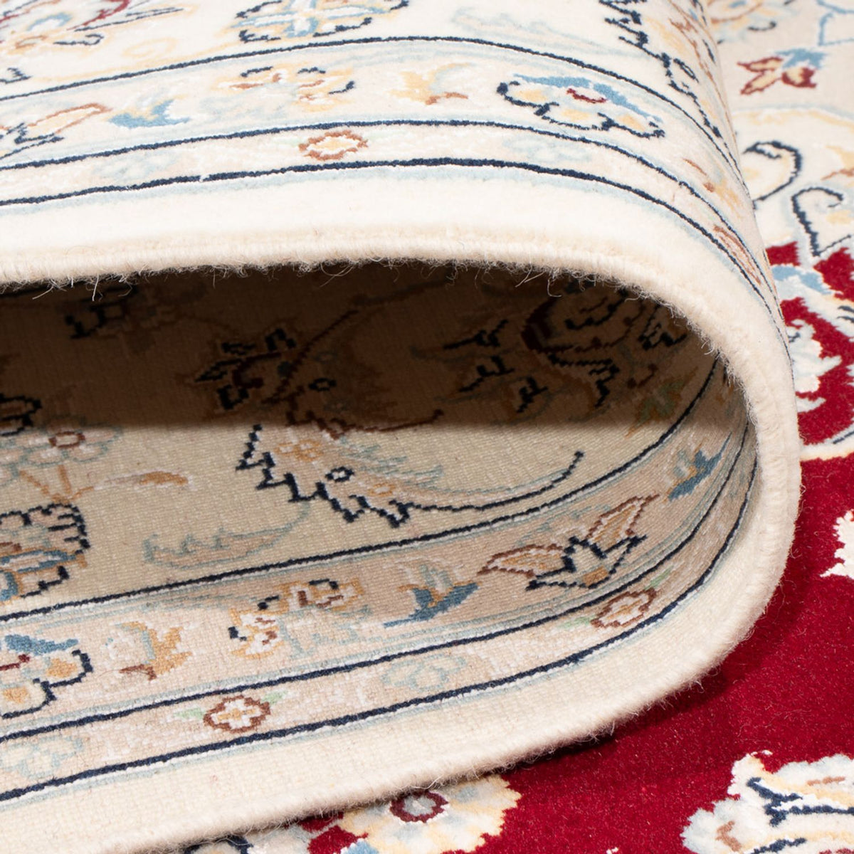 Perzisch tapijt - Nain - 298 x 196 cm - rood