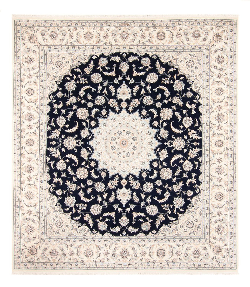 Perzisch tapijt - Nain - 261 x 223 cm - donkerblauw