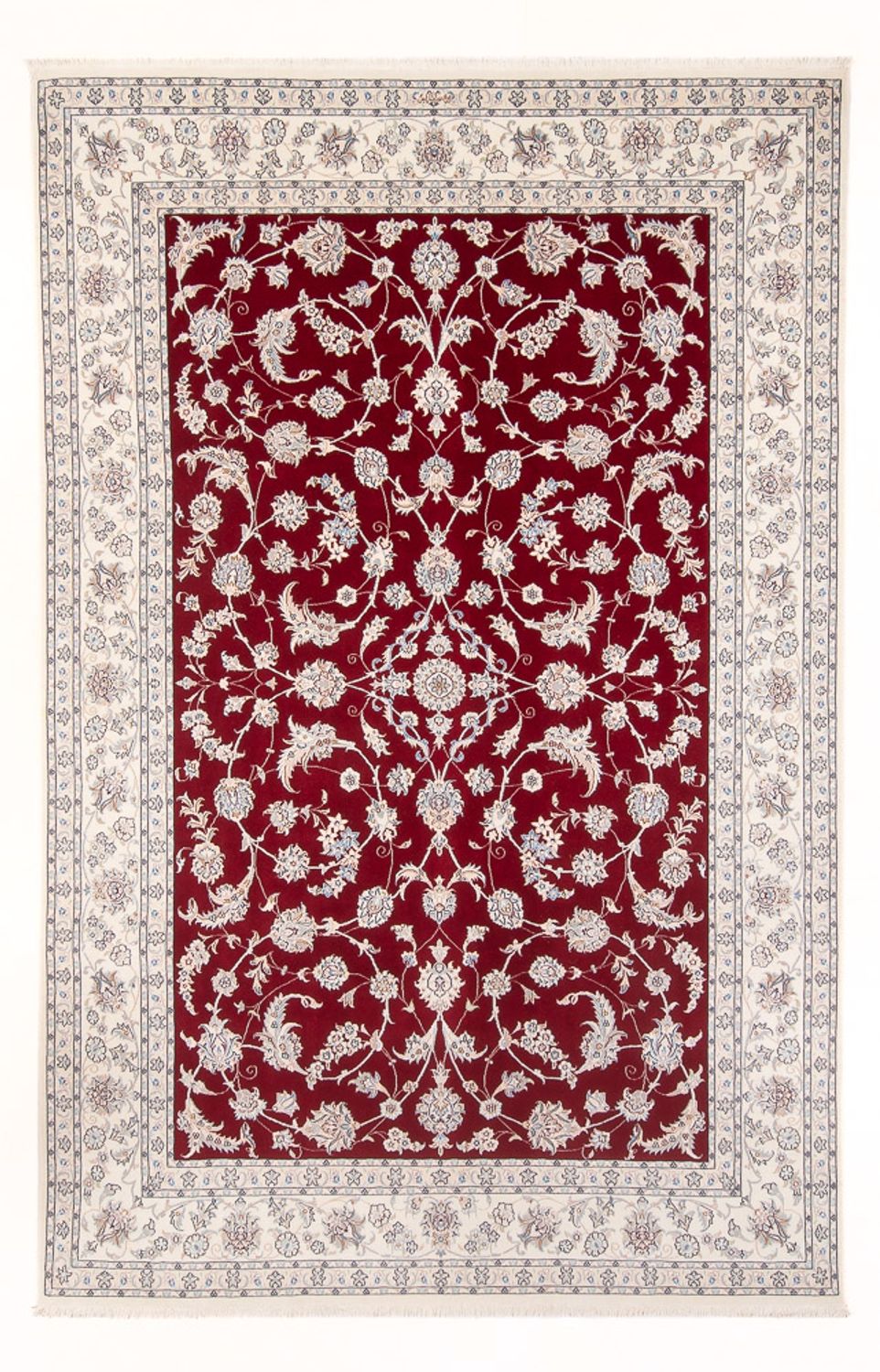 Perzisch tapijt - Nain - 300 x 198 cm - rood