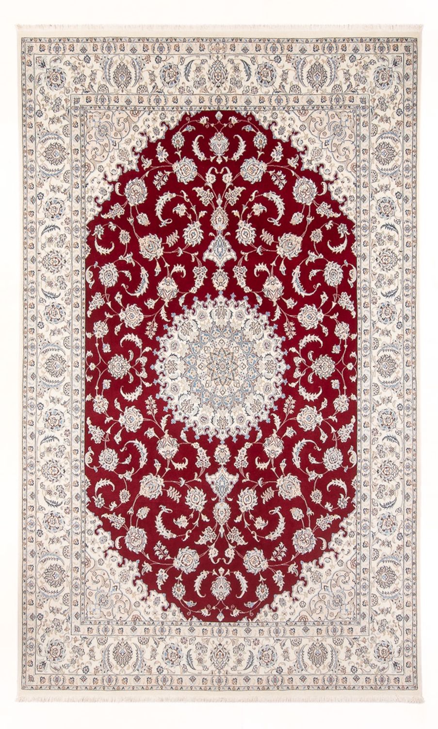 Perzisch tapijt - Nain - 298 x 196 cm - rood