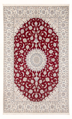 Perzisch tapijt - Nain - 298 x 196 cm - rood