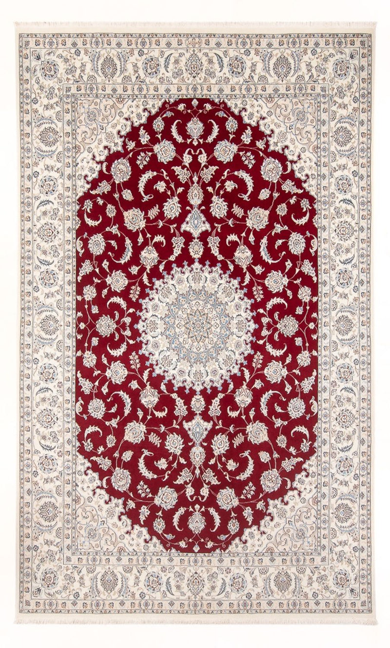 Perzisch tapijt - Nain - 298 x 196 cm - rood