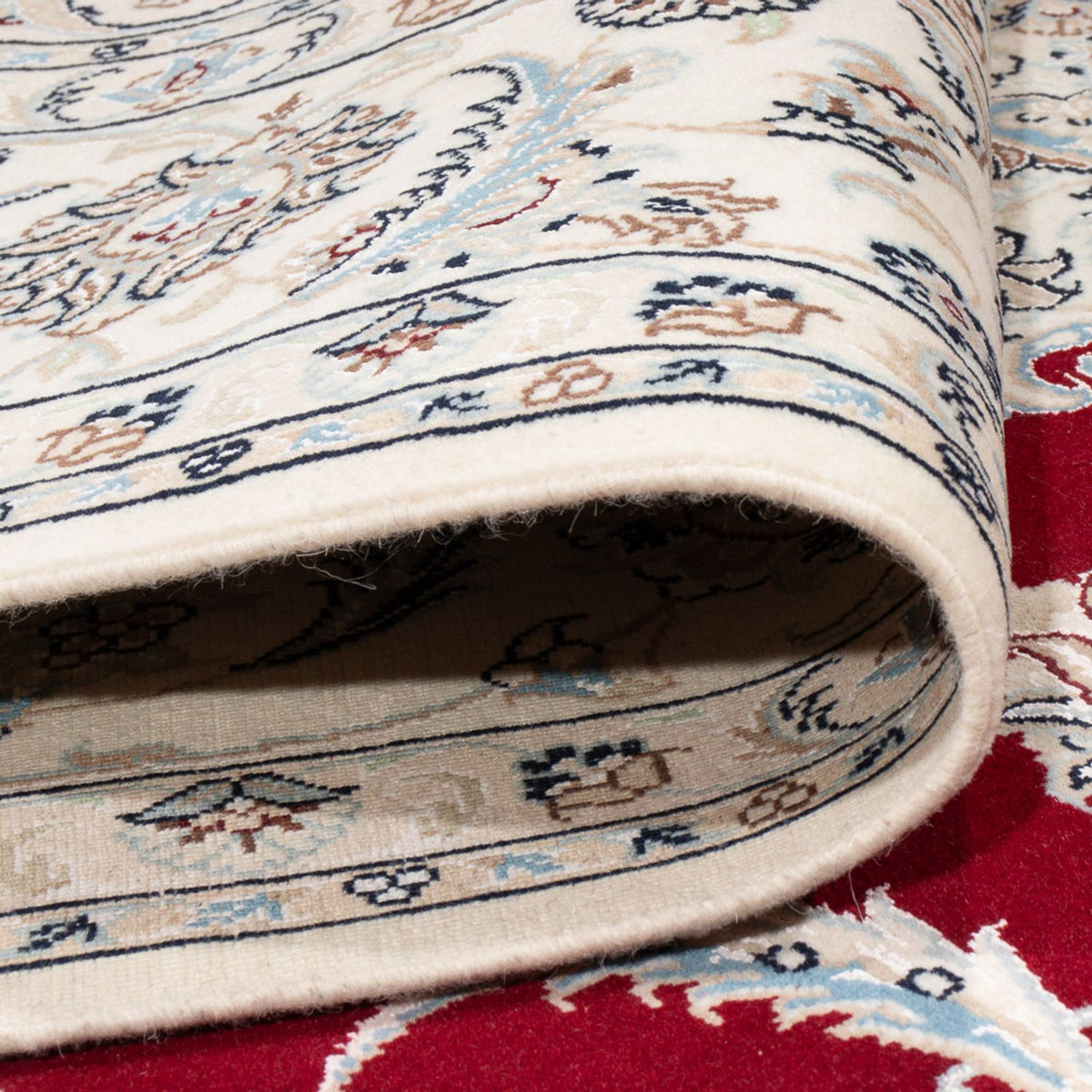 Perzisch tapijt - Nain - 298 x 196 cm - rood