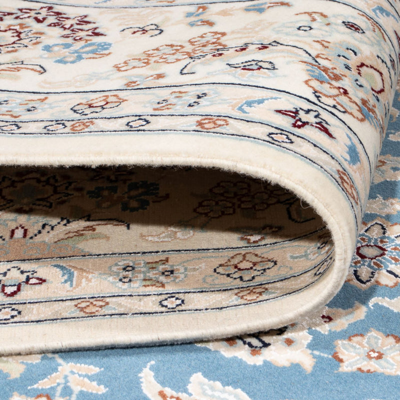 Perzisch tapijt - Nain - 304 x 198 cm - lichtblauw