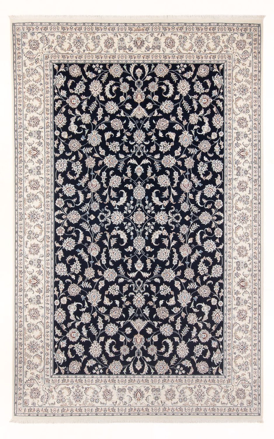 Perzisch tapijt - Nain - Premium - 295 x 197 cm - donkerblauw