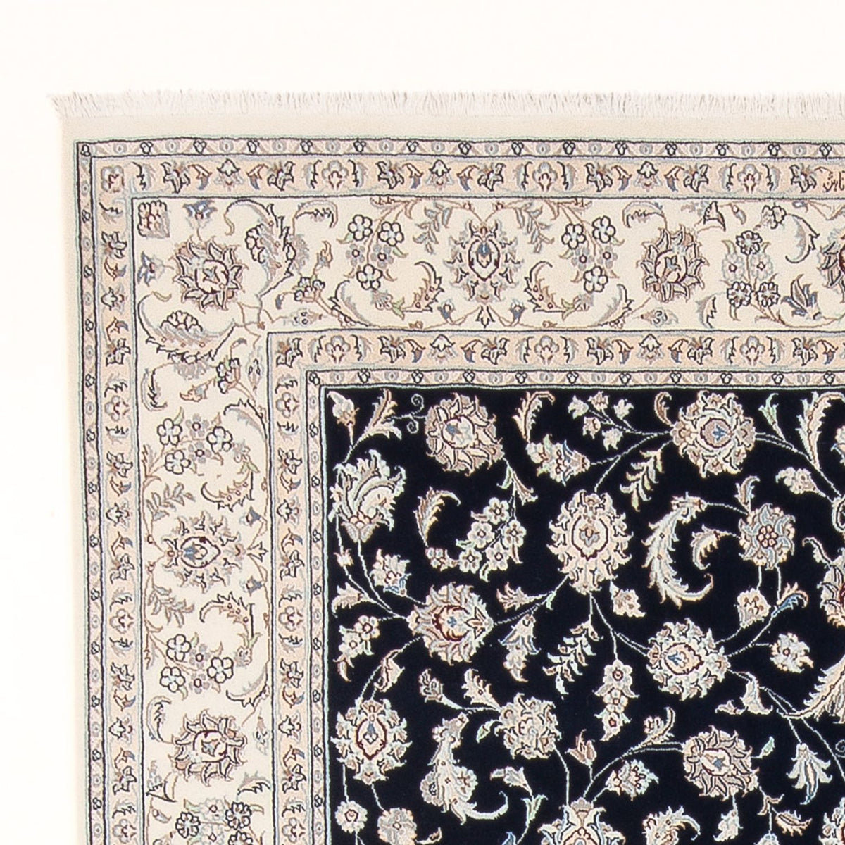 Perzisch tapijt - Nain - Premium - 295 x 197 cm - donkerblauw