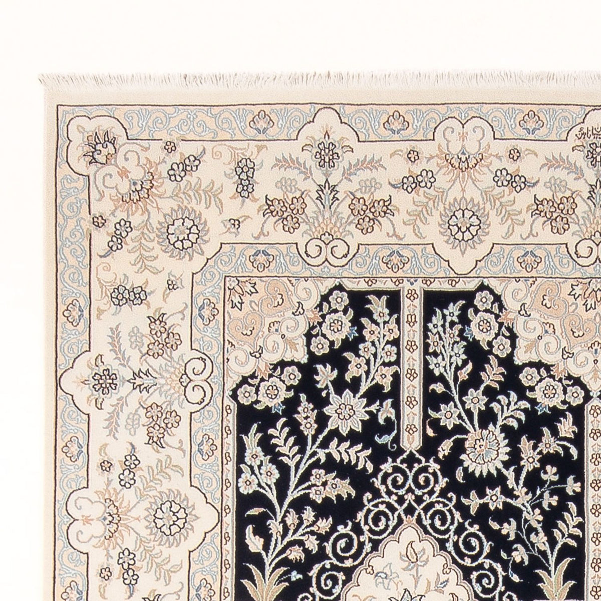 Perzisch tapijt - Nain - Premium - 294 x 198 cm - donkerblauw